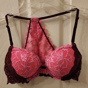 PINK Front-close Push-up Bra Size 32C